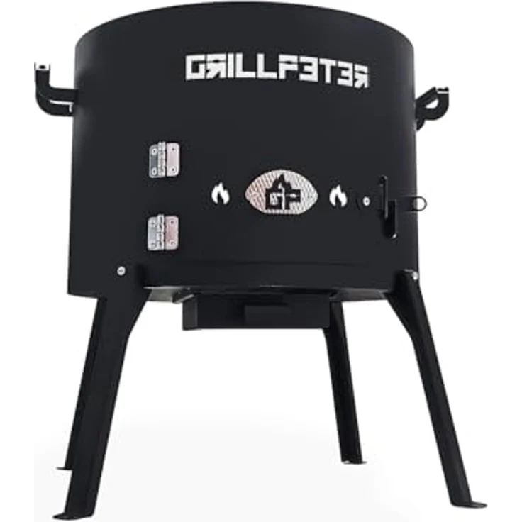 Grillpeter Utschak Nurlan Feuerofen für Kazan 22L Uchag Ø50 cm, sehr stabil – Bild 3