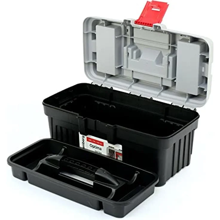Kistenberg Werkzeugkoffer KOP4020-4C, Werkzeug-Organisator Optima 40, Polymermischung, belastbar bis 10 kg – Bild 2