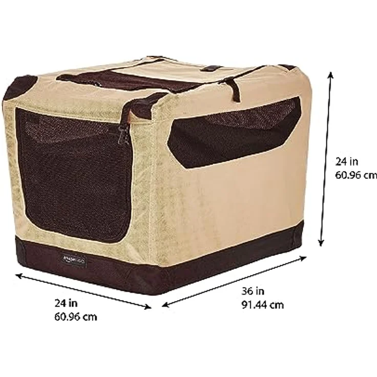 Amazon Basics - Hundekäfig, weich, faltbar, 91 cm – Bild 4
