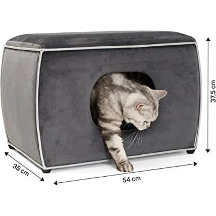 CanadianCat Company | Cat Cave Nelson | Grijs | Kattenmand, knuffelgrot voor katten – Bild 3