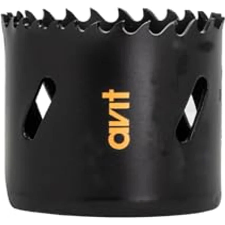 AVit Lochsäge HSS Bi-Metall, 64 mm für Metall, Holz und Kunststoff, variable Zahneinteilung – Bild 1