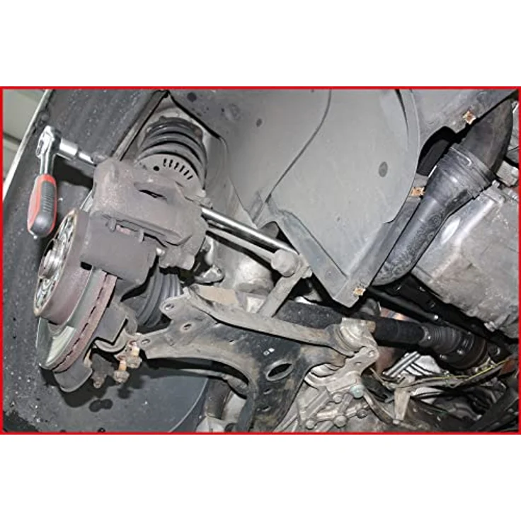 KS Tools Drehmomentschlüssel 1/2" XXL Kipp-Verlängerung 600 mm, matt satiniert, Chrom Vanadium, Kugelarretierung – Bild 5