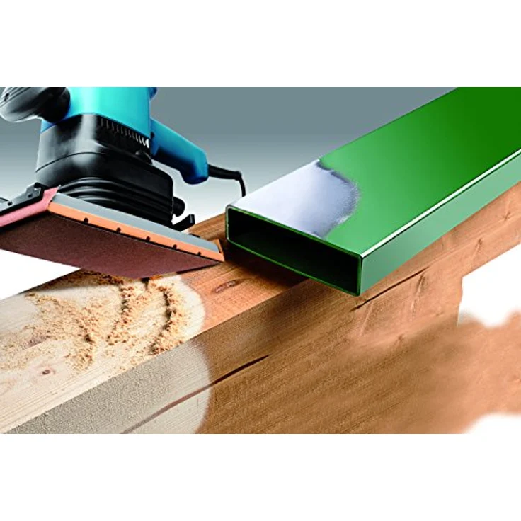 kwb Korund Schleifpapier-Set – für Holz und Farbe, K 60, K 80, K 120, K 180, 115 mm x 280 m, für Schwingschleifer (50 Stk. - Sparpack) – Bild 3