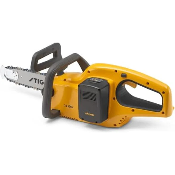 STIGA GARDEN Akku-Kettensäge CS 100e, 25,00 cm Schwertlänge, 14,5 m/s, inkl. 4 Ah Akku und Ladegerät – Bild 2