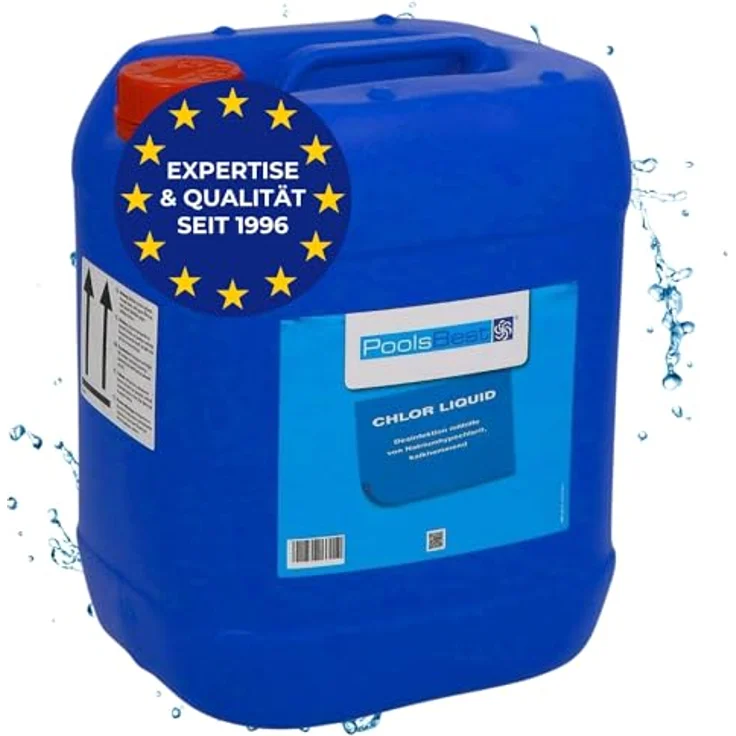 24,5 kg - PoolsBest® Chlor-Flüssig (Flüssigchlorbleichlauge) – Bild 2
