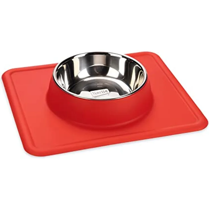 Karlie Silikon INOX Napf Dex 350 ml rot