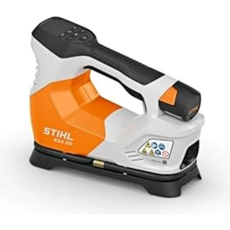 STIHL Akku-Kompressor KOA 20, mit Akku AS 2 und Ladegerät AL1 - AS-System, ergonomisches Display, LED-Licht, automatische Abschaltfunktion, Gummifüße, blau – Bild 4
