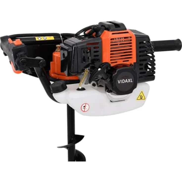 vidaXL Erdbohrer Orange – Bild 3