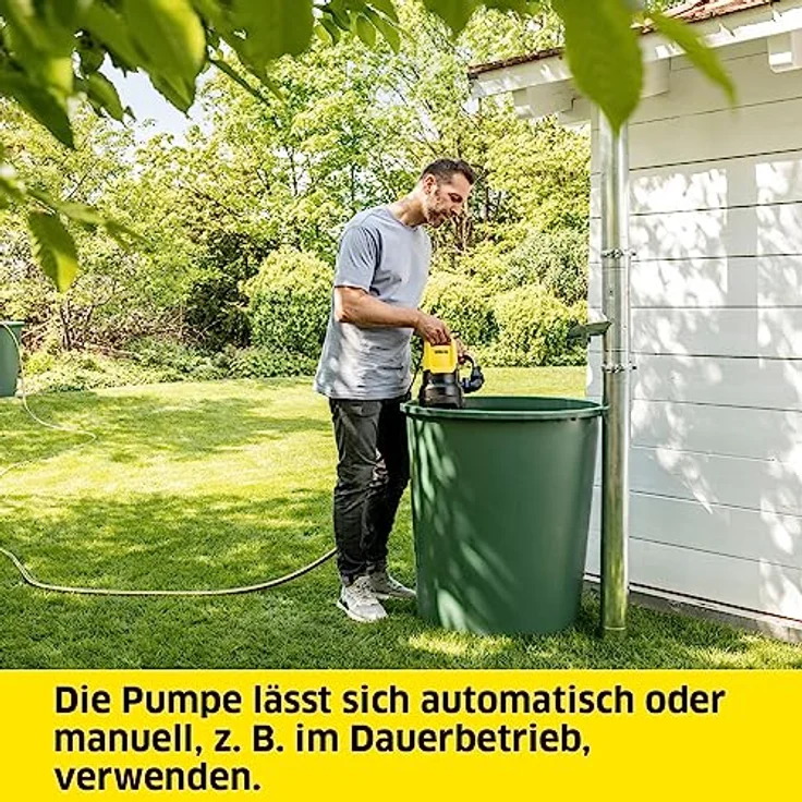 Kärcher Schmutzwasser-Tauchpumpe SP 11.000 Dirt (Fördermenge: max. 11.000 l/h, Restwasserhöhe: 25 mm, Abpumpen von Wasser mit bis zu 20 mm großen Schmutzpartikeln, Schwimmerschalter) – Bild 4