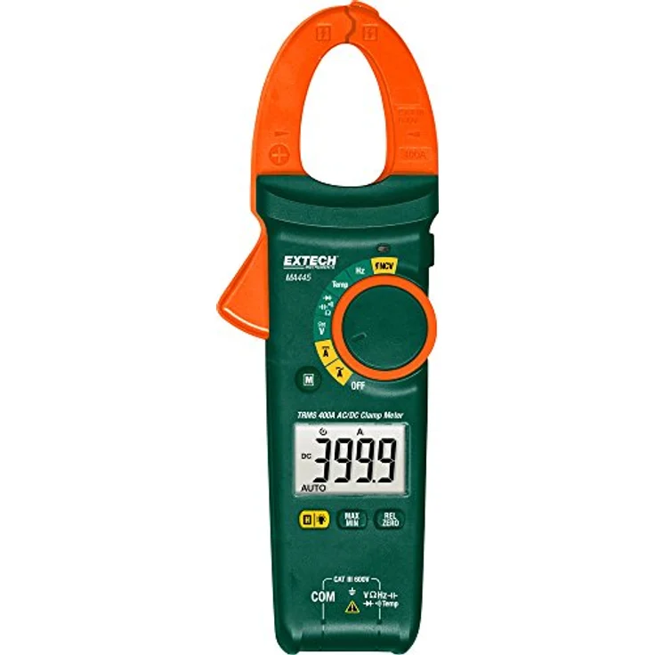 Extech MA445 Stromzange mit NCV-Detektor und Echteffektivwertmessung, AC-DC, 400 A – Bild 2