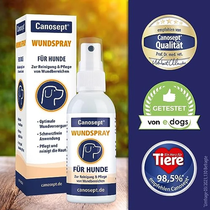 Canosept Wundspray, 75 ml für Hunde, optimale Wundversorgung und schmerzfreie Anwendung – Bild 6