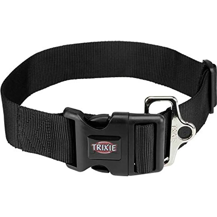 Trixie 1999401 Premium Halsband, L–XXL: 55–80 cm/50 mm, schwarz
