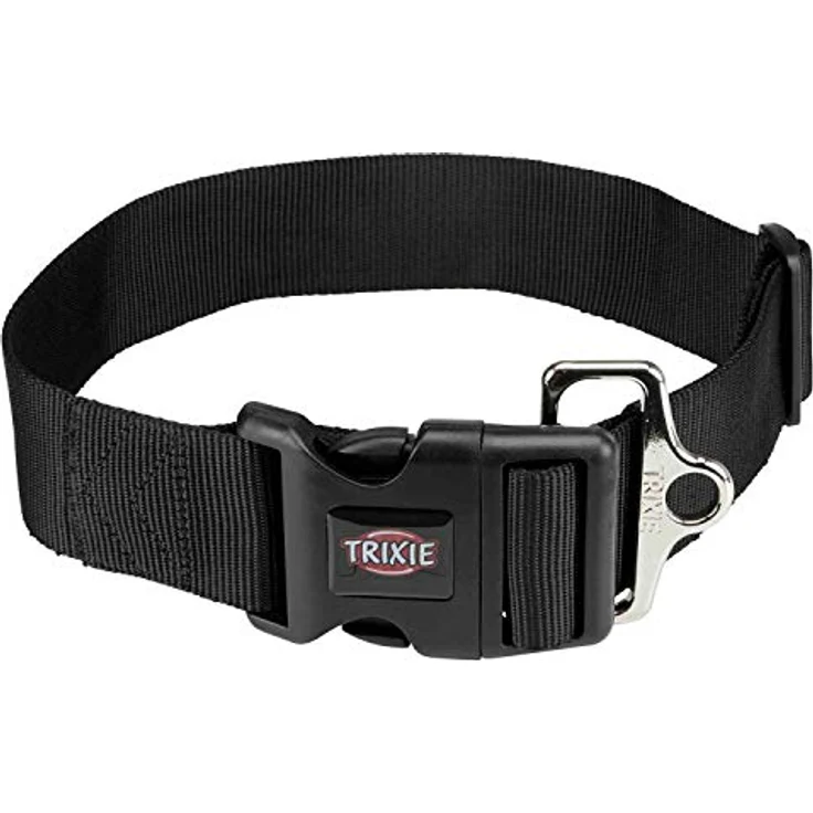 Trixie 1999401 Premium Halsband, L–XXL: 55–80 cm/50 mm, schwarz – Bild 1