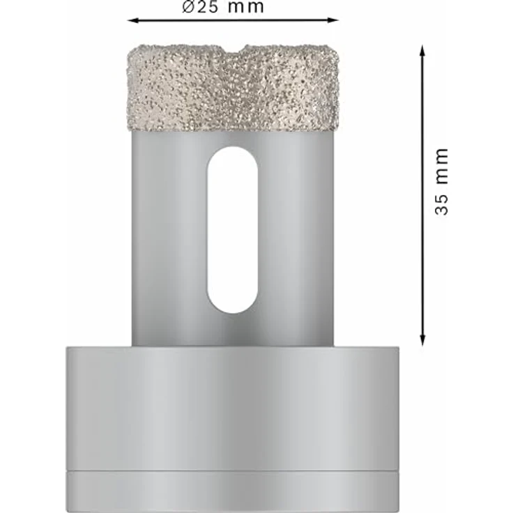Bosch Accessories X-LOCK Diamant-Trockenbohrer 25mm, hohe Lebensdauer für Hartkeramik Böden und Wände, schlüsselloses System – Bild 3