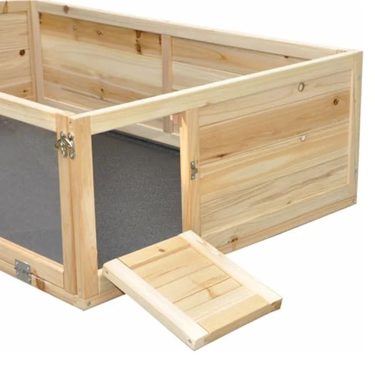 Nanook Indoor Freilaufgehege für Kleintiere, Meerschweinchen, Hamster - Natur - 110x70x30 cm – Bild 3