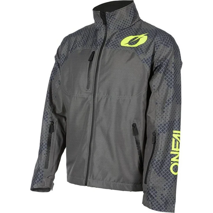 O'NEAL Shore V.22 Regenjacke, robustes Polyester-Gewebe, wasserdicht, Schwarz – Bild 1