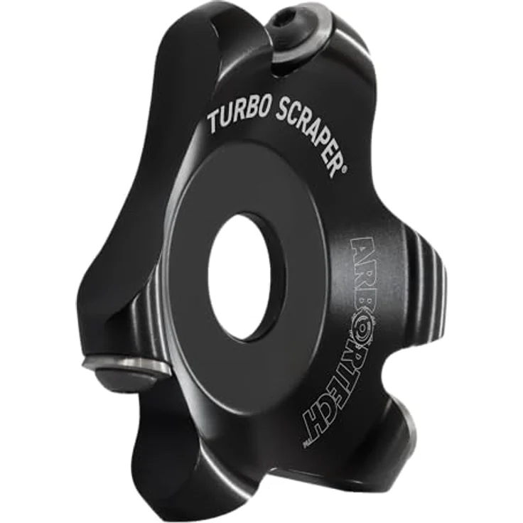Arbortech TURBO Scraper | Ø100mm Scheibe mit negativem Winkel für Winkelschleifer zur Holzbearbeitung | IND.FG.600, feines freihand Fräsen & Hobeln, geschmiedetes Aluminium, Wolframkarbid Zähne, 100-125mm Winkelschleifer, Weiß – Bild 2