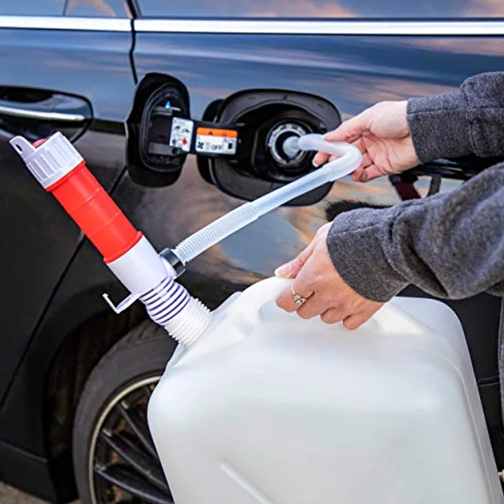 ONVAYA Elektrische Benzinpumpe | Kraftstoffpumpe | Kanisterpumpe | Absaugpumpe für Benzin, Diesel und Öl | Umfüllpumpe Sonstiges Handwerkzeug – Bild 5