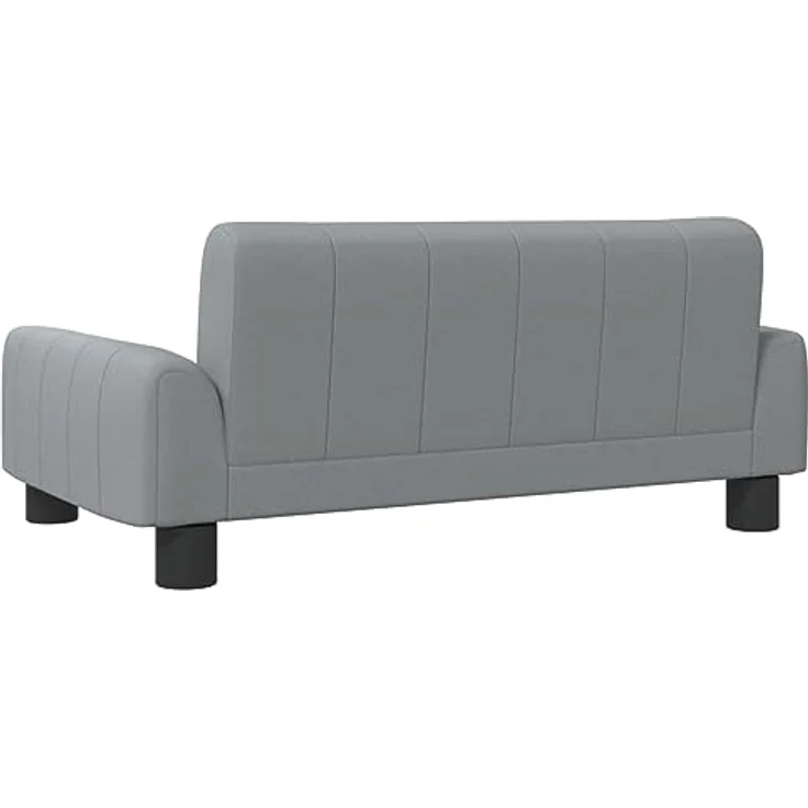 vidaXL Hundebett Hellgrau 70x45x30 cm Stoff – Bild 5