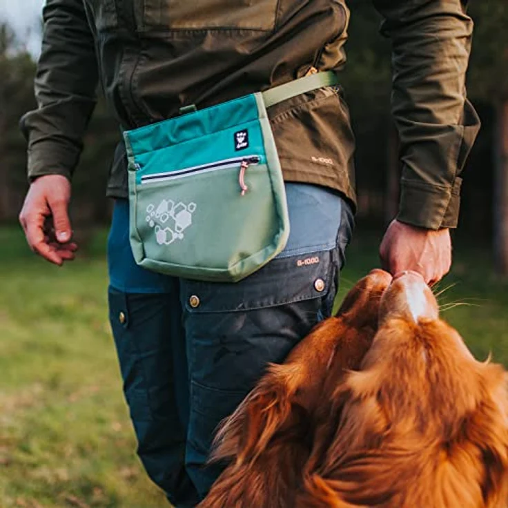 Hurtta Snack-Tasche Treat Pocket Eco, Ozeangrün, Hundezubehör – Bild 4