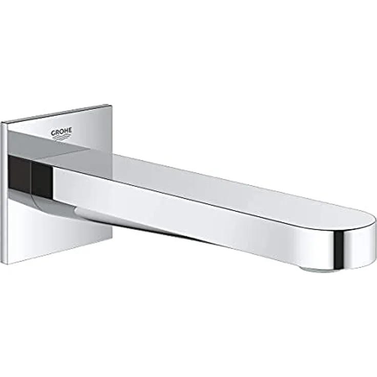 GROHE Plus Wanneneinlauf chrom 13404003, Badewannenarmatur mit GROHE StarLight Oberfläche und Laminarstrahlregler