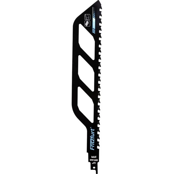 FRITZFURT Hartmetall Säbelsägeblatt für Ziegel und Beton, 304mm Sägeblatt-Länge, 50x längere Lebensdauer