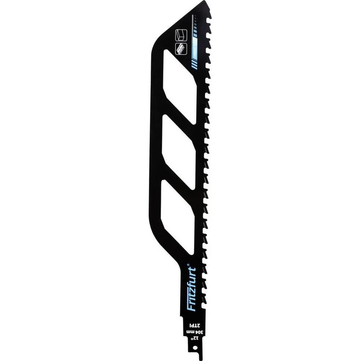 FRITZFURT Hartmetall Säbelsägeblatt für Ziegel und Beton, 304mm Sägeblatt-Länge, 50x längere Lebensdauer