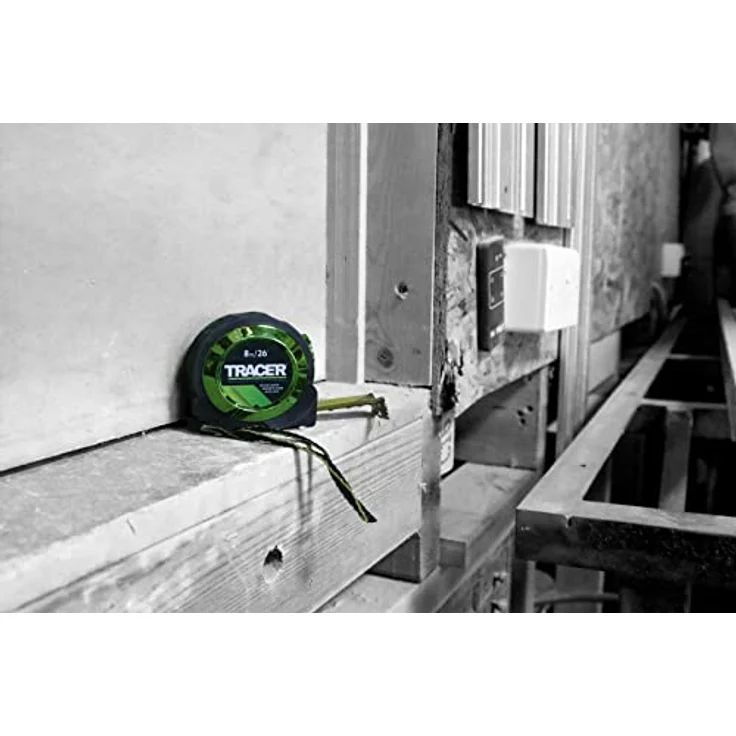 TRACER 8m Automatisches Feststellband (nylonbeschichtetes Maßband mit Magnethaken und automatischer Feststellfunktion) – Bild 4
