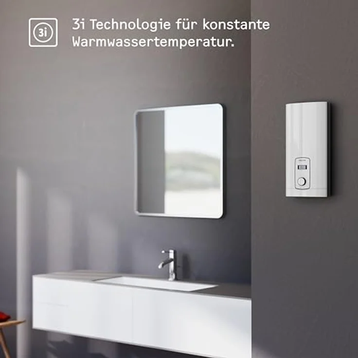 STIEBEL ELTRON DHB-E 27 LCD, elektronisch geregelter Durchlauferhitzer, druckfest, mit LC-Display und gradgenauer Wunschtemperatur – Bild 2