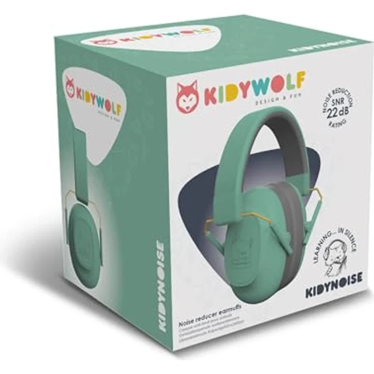 Kidywolf Kidynoise, Gehörschutzstöpsel für Kinder mit 25 dB Lärmreduzierung, faltbar und verstellbar – Bild 3