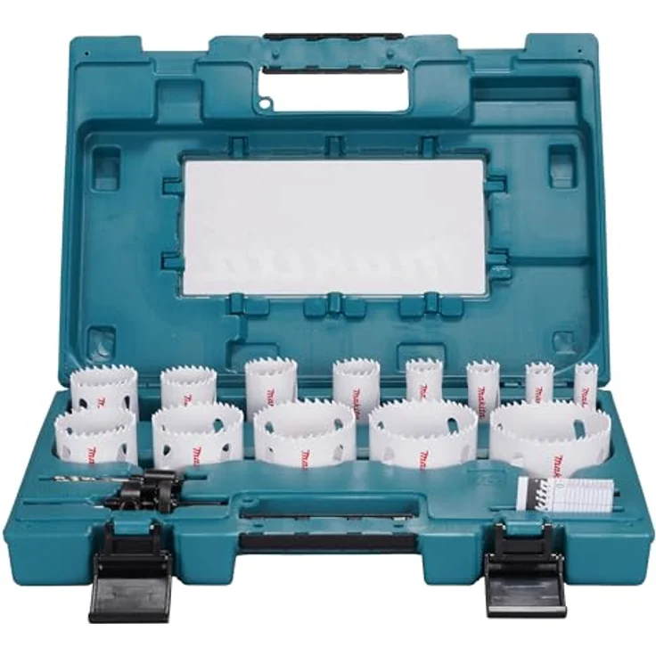 Makita D-63993 Bi-Metall Lochsägen-Set 16tlg 40 mm Länge Zentrierbohrer – Bild 2