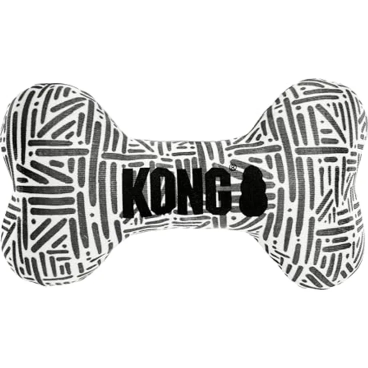 KONG Maxx Bone Squeak Toy S/M (634.7350) - Tierspielzeug mit Squeaker, Größe S/M, robust