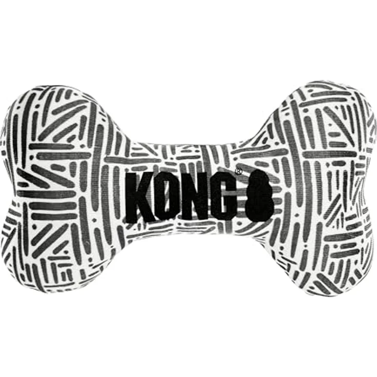 KONG Maxx Bone Squeak Toy S/M (634.7350) - Tierspielzeug mit Squeaker, Größe S/M, robust – Bild 1