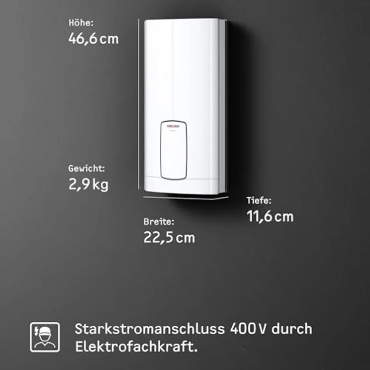 STIEBEL ELTRON HDB-E 18/21/24 Trend, Elektronischer Durchlauferhitzer mit 2i-Technologie, einstellbarer Wunschtemperatur, energiesparend, 204209 – Bild 5
