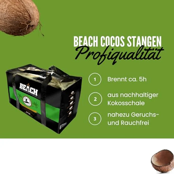 BlackSellig Kokosbriketts 10 kg – Bild 3