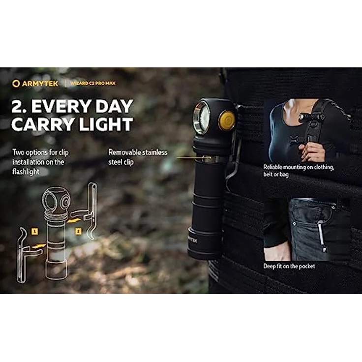 Armytek Wizard C2 Pro Max - kalt-weiß – Bild 4