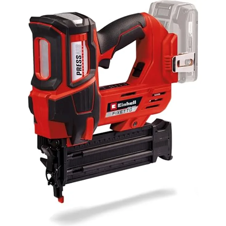 Einhell Professional Akku-Nagler FIXETTO 18/50 N Power X-Change (18V, 60 Schuss/min, max. 50 mm Nagellänge, Tiefeneinstellung, Einzel-/Serienschuss, inkl 500 Nägel, ohne Akku)