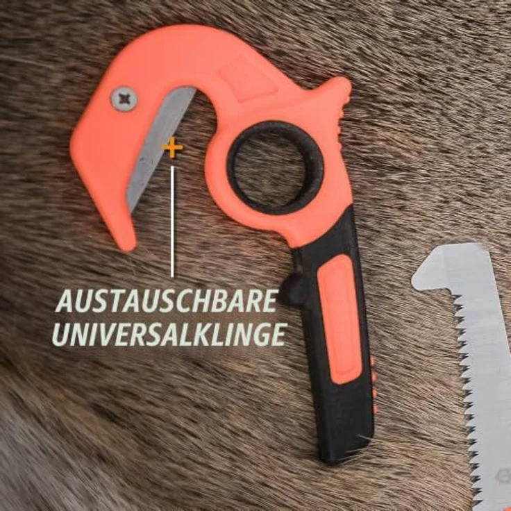 Gerber Vital Zip EAB Hunting Tool, Allzweckschneider mit ergonomischem Griff und Holster, orange – Bild 3