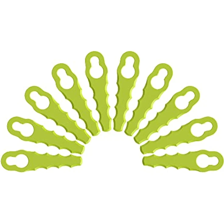 Ryobi Kunststoff-Ersatzmesser RAC155, 10 Stück, für Rasentrimmer RY18LT25A-120P – Bild 4