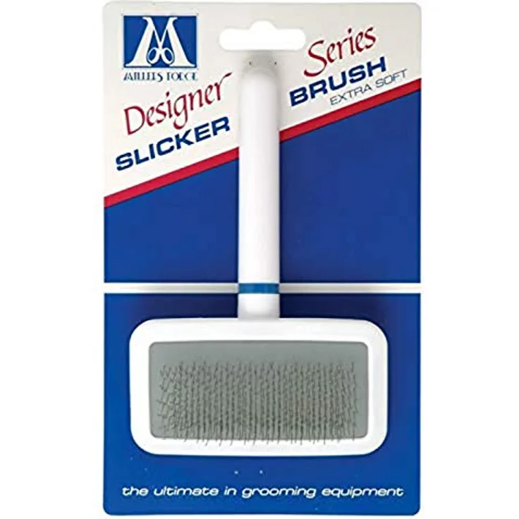Millers Forge Edelstahl Pins Designer Series Soft Slicker Pet Grooming Brush Small