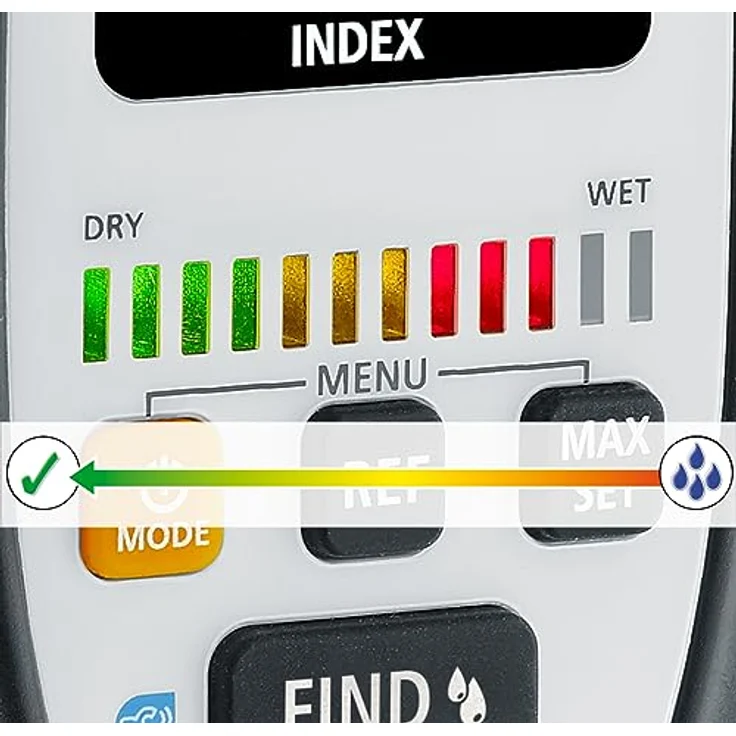 Laserliner MultiWet-Finder Plus Materialfeuchtemessgerät Temperaturmessung – Bild 4