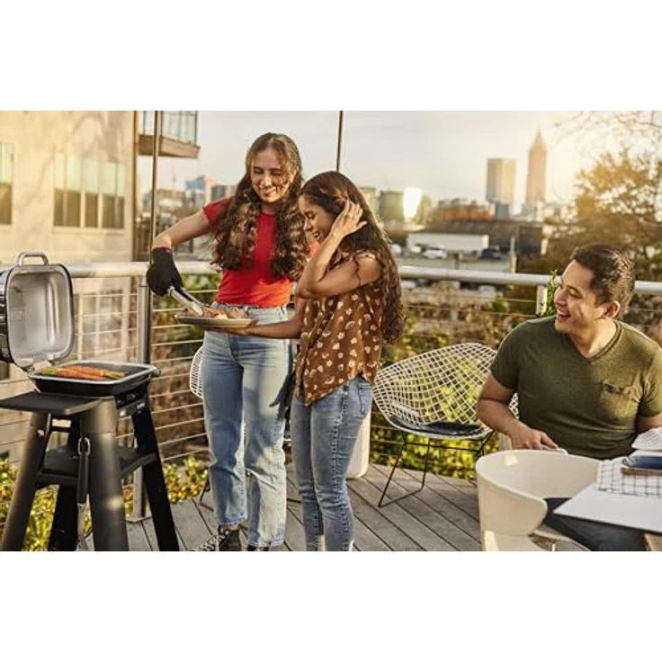 Weber Lumin Compact Elektrogrill mit Stand schwarz – Bild 6