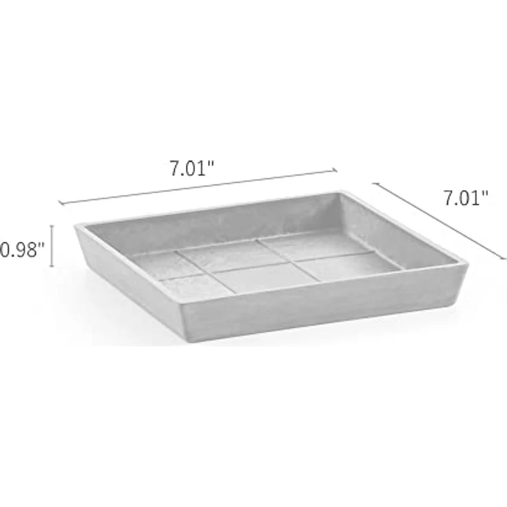 ECOPOTS Rotterdam Unterschale - Anthrazit 18 cm – Bild 4