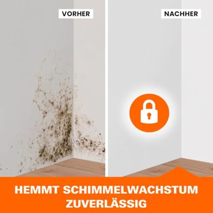 Tonis SCHIMMELSCHOCK Sprühfarbe Schimmelspray 5.1, 300ml für 1,5 m², sehr giftig für Wasserorganismen – Bild 5