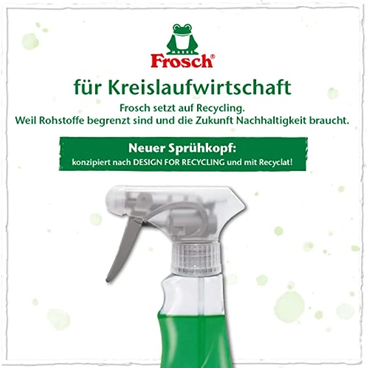 Frosch 013676 Spiritus, 500ml Bio-Qualität, Glasreiniger – Bild 4