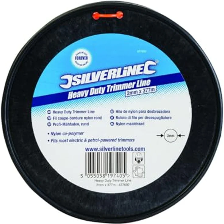 Silverline 427692 Profi-Mähfaden, rund 2 mm x 377 m – Bild 5