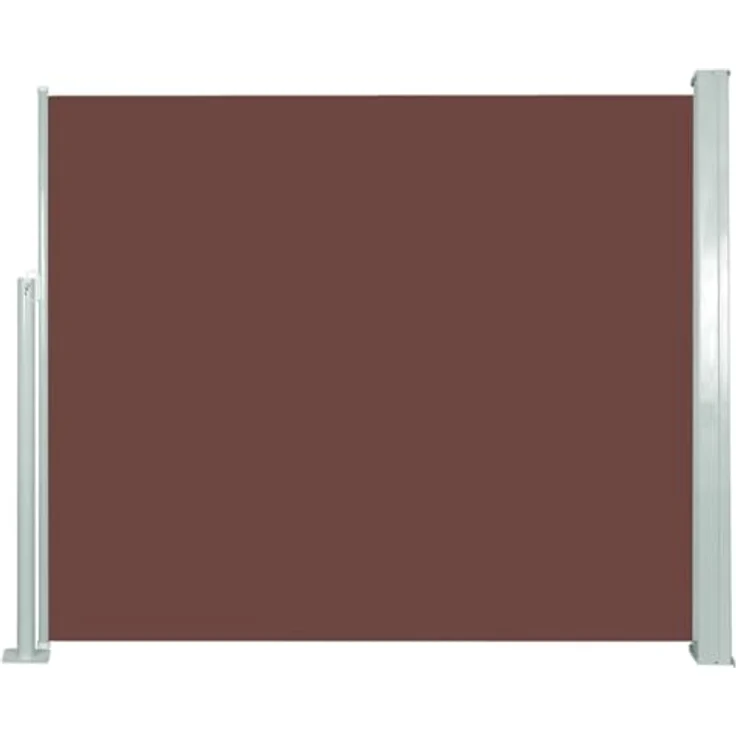 vidaXL Seitenmarkise 120x300cm Braun Sichtschutz Windschutz Sonnenschutz – Bild 2