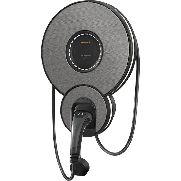 Weidmüller CH-W-H-A11-PPZZZR, Elektroauto Ladestation Typ 2, 11 kW, 16 A mit 5 m Anschlusskabel und DC Fehlerstromschutz, IP 54, Lastmanagement