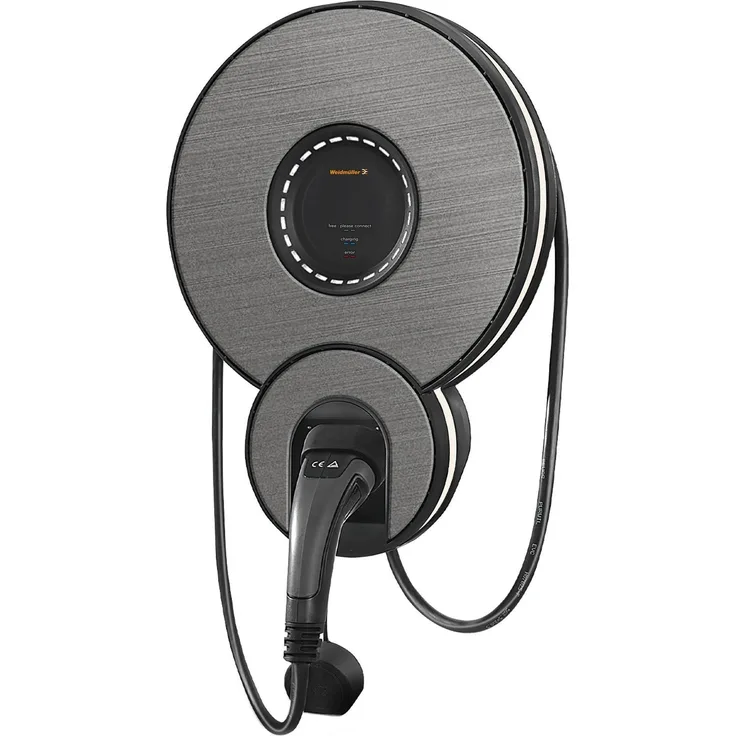 Weidmüller CH-W-H-A11-PPZZZR, Elektroauto Ladestation Typ 2, 11 kW, 16 A mit 5 m Anschlusskabel und DC Fehlerstromschutz, IP 54, Lastmanagement