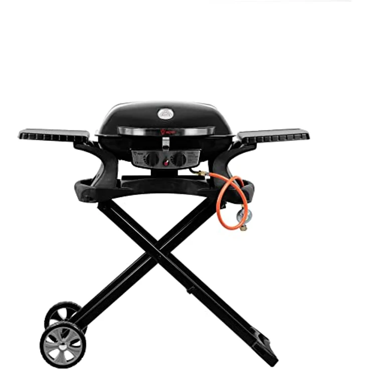 BBQ-Toro Tragbarer Tisch Gasgrill mit Grilltisch für Balkon, Camping – Bild 3